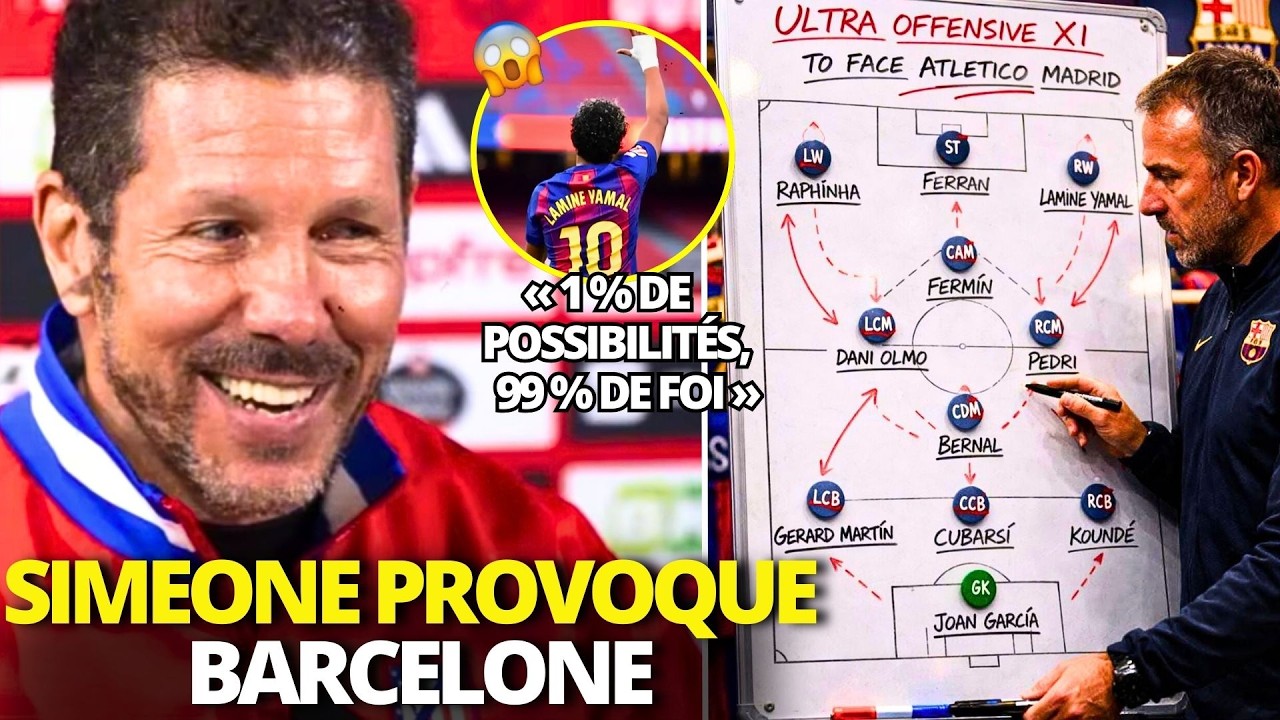 🚨! SIMEONE PROVOQUE LE BARCELONE ET ENVOIE UN MESSAGE ! VOUS N’ALLEZ PAS CROIRE CE QU’IL A DIT !