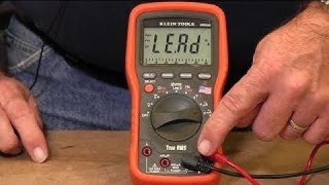 How To Use The Basic Meter Function Lead Alert   Fuse Test