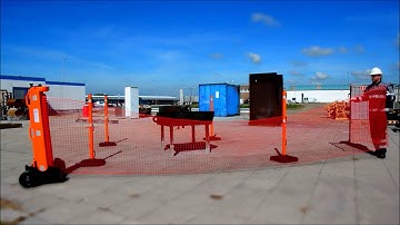 CableSafe Fast Deployable Net Barrier - 2 min installation