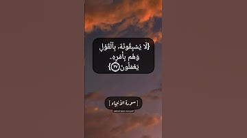 سورة الأنبياء الآية ٢٥ الى ٢٨ بصوت الشيخ محمد صديق المنشاوي