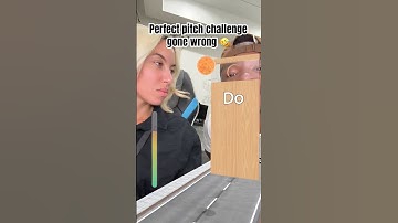 Perfect pitch challenge gone wrong 🤣 #shorts #funny #family