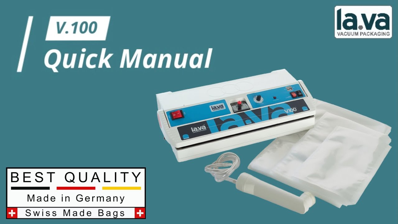 LAVA V100 Vacuum Sealer Cryovak Machine Instruction YouTube