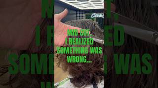 Mid haircut, I realized something was seriously wrong with my client… Book your next cut link in bio