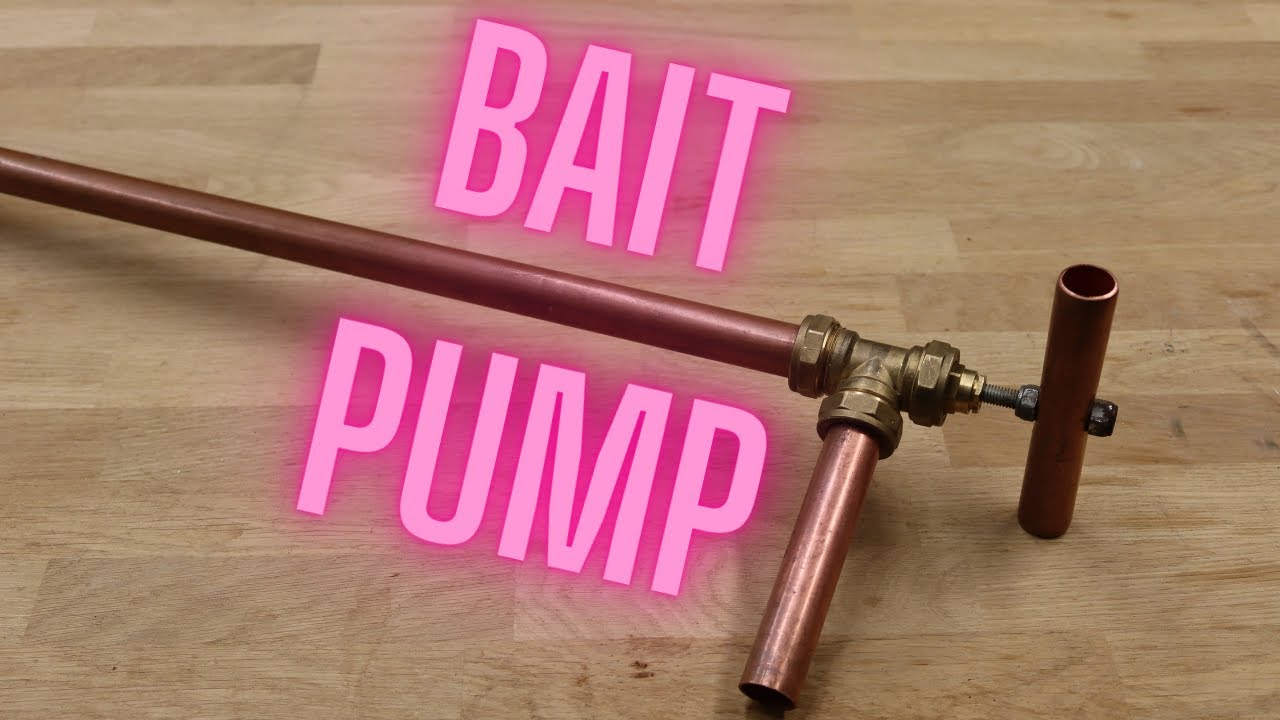 How to make a bait pump for black lugworm 