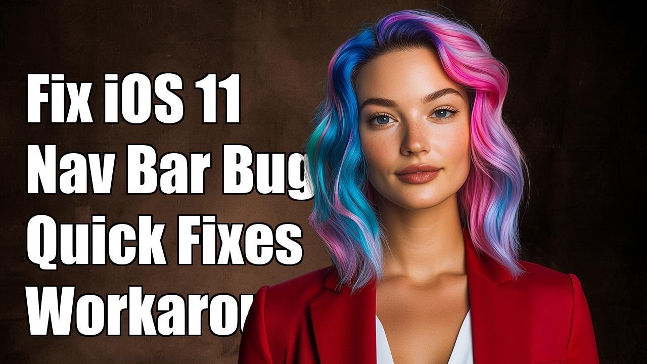 Fixing iOS 11 Navigation Bar Button Item Bug: Solutions & Workarounds ...