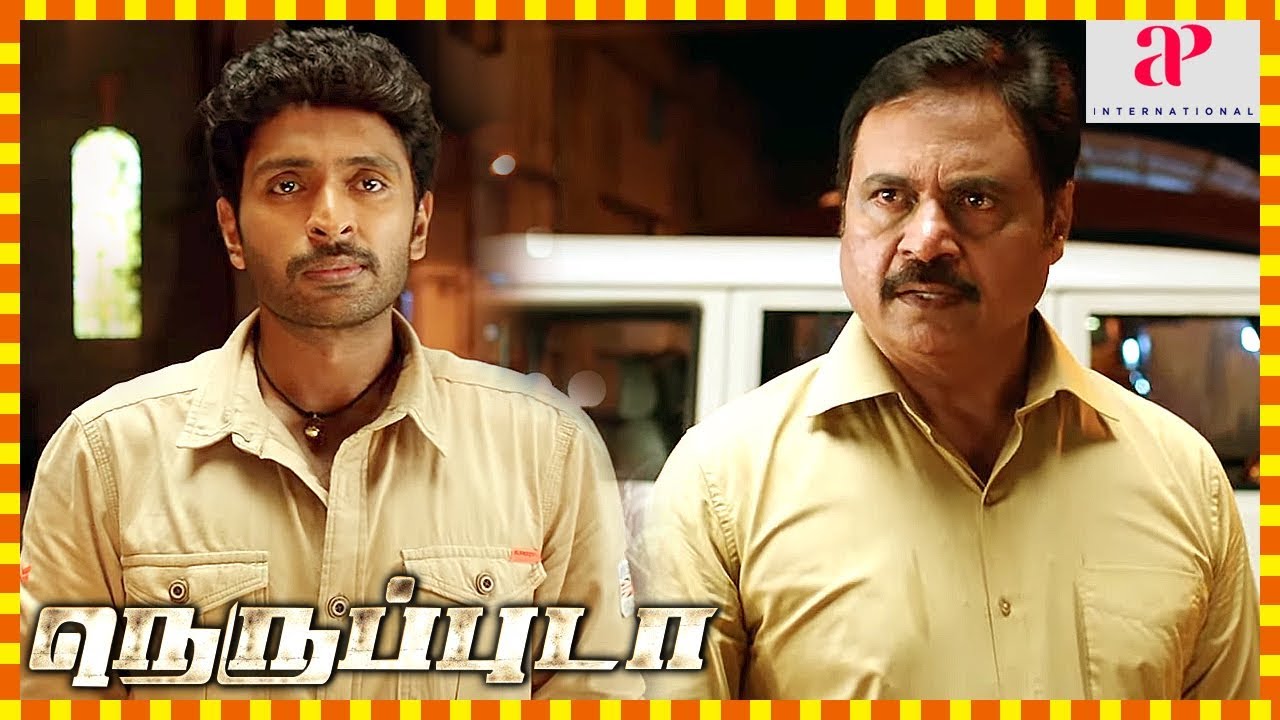 Neruppu Da Tamil Movie Scenes | Nagineedu warns Vikram Prabhu ...