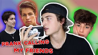 PRANK CALLING MY FAMOUS FRIENDS!! (GONE WRONG...) -Sam Hurley