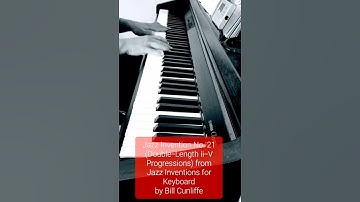 Thumbnail of Jazz Invention No.21 from Jazz Inventions for Keyboard by Bill Cunliffe