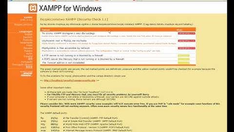 Kurs PHP i MySQL - Lekcja 2 "Instalacja i konfiguracja serwera XAMPP"