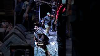 reddybanz backstage wit morray while he performing live on stage
