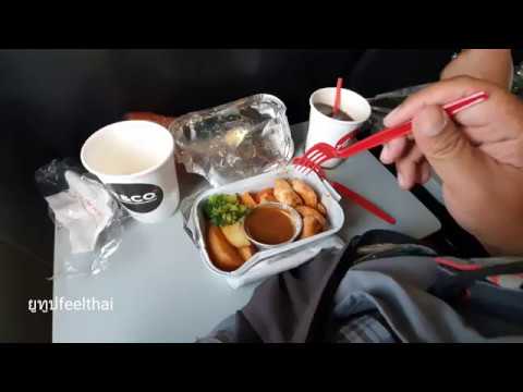 รีวิวอาหารบนเครื่อง AirAsia Malaysia