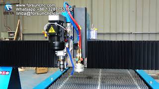 FORSUN CNC Plasma Drilling Cutting Machine with Flame Torch