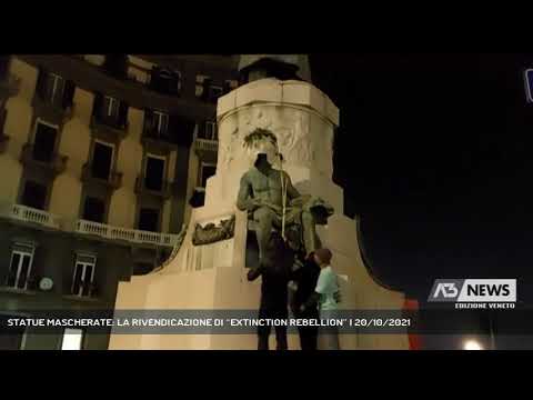 STATUE MASCHERATE: LA RIVENDICAZIONE DI “EXTINCTION REBELLION” | 20/10/2021