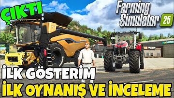 Farming Simulator 25 İLK OYNANIŞ  - TÜM DETAYLAR İNCELEME #55_ragnar FS25 CR11 MF 9S / FIRTINA