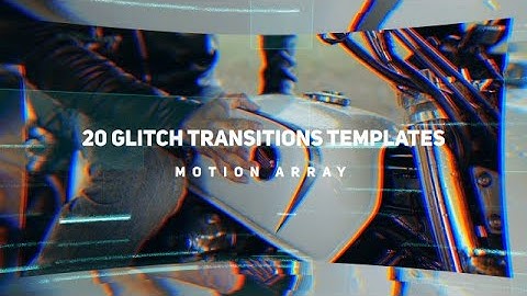Glitch Transitions Templates Premiere Pro Templates