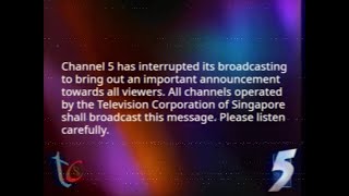 TCS EAS Scenario - Singapore is Sinking! (October 26, 1994)