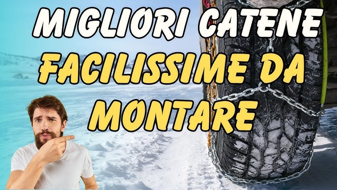 Montare le CATENE da NEVE è davvero SBATTI? Con gomme ESTIVE e una