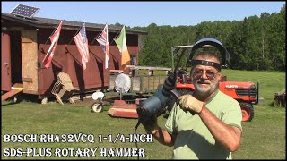 How To Remove  Rocks From Your Lawn With A Rotary Hammer Drill
