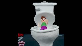 😬😬 Making SKIBIDI TOILETS in the City Sculptures Clay | Skibidi Toilets Clay