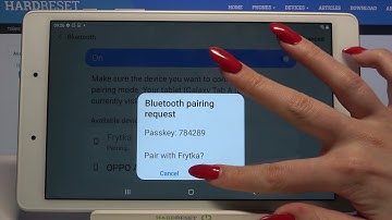 How to Connect Bluetooth Device to SAMSUNG Galaxy Tab A 8.0 - Bluetooth Connection