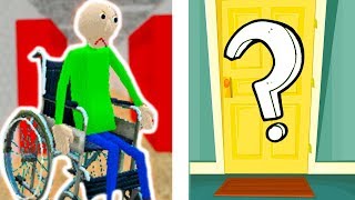 БАЛДИ ИНВАЛИД - СЕКРЕТНАЯ КОМНАТА ! - Baldi's In A Wheelchair [Baldi's Basics Mod - Балди Мод]