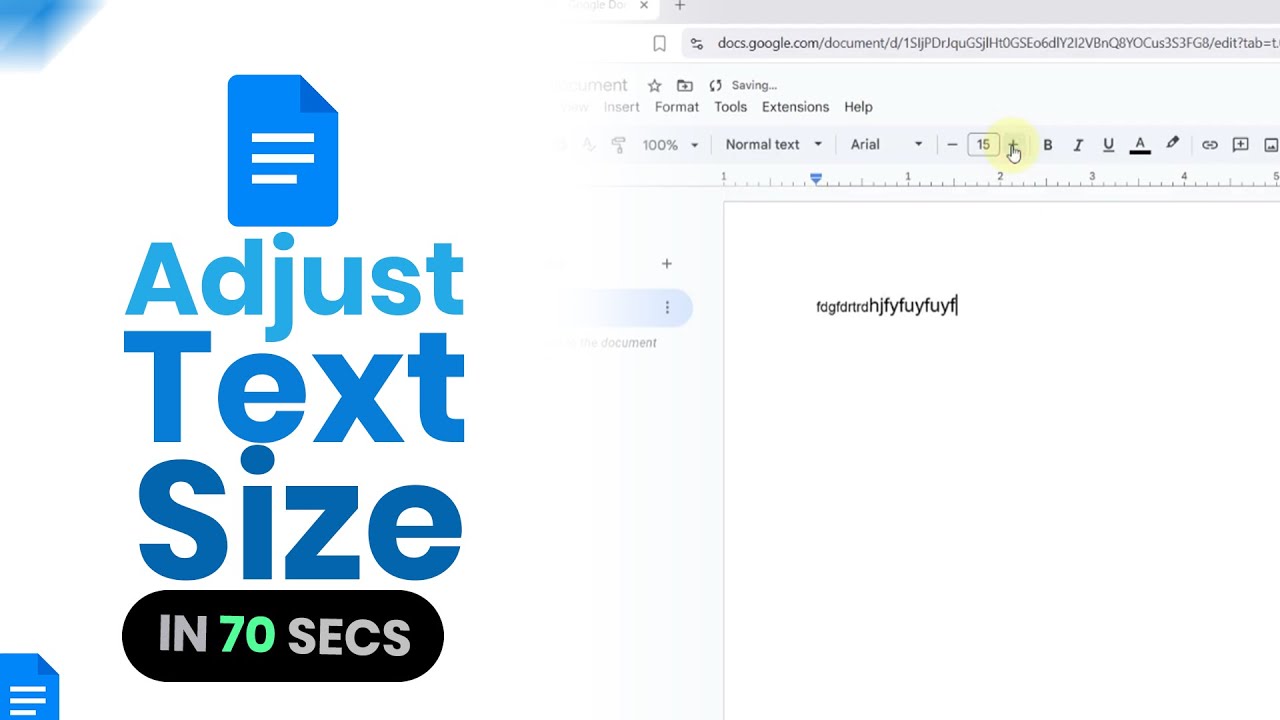 How to Adjust Text Size on Google Docs [easy] - YouTube