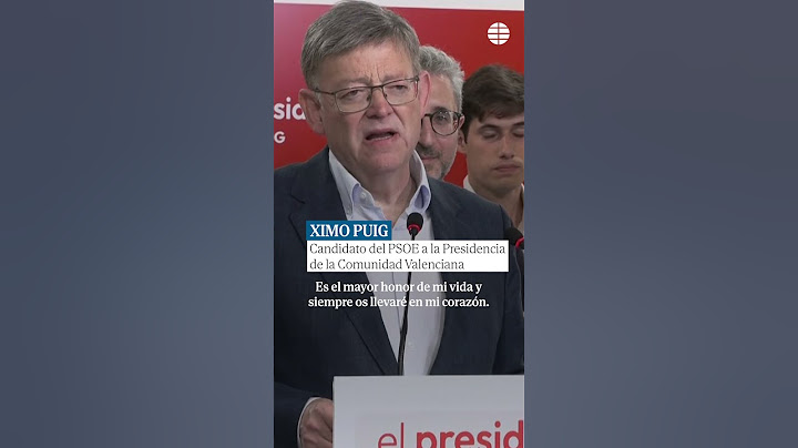 Ximo Puig pierde en la Comunidad Valenciana #valencia #psoe #28m #elecciones2023 #elecciones