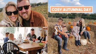 COSY AUTUMNAL DAY, NEW AUTUMN BOOTS, PUMPKIN PICKING A 10 MINUTE LUNCH