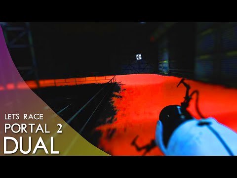 Let's Race in Portal 2: BETTER THAN MARIO KART | Christian and Evan