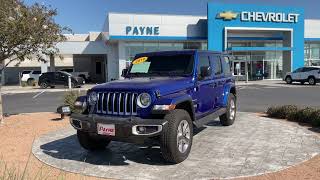 2019 Jeep Wrangler Unlimited Sahara For Sale | Payne Weslaco Motors | Weslaco, Texas