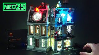 LEGO Avengers Infinity War Sanctum Sanctorum Showdown Set with LeLightGo LED Light Kit Review 76108