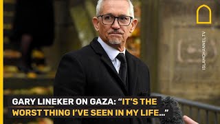 Sports broadcaster and former footballer Gary Lineker's real thoughts on Gaza by Islam Channel 109,718 views 3 days ago 2 minutes, 41 seconds