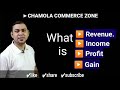 Difference between Revenue #Income #Profit #Gain ! Differences #Part -1 ✅like