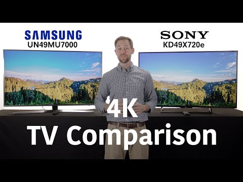 4K TV Comparison: Sony X720E vs. Samsung MU7000