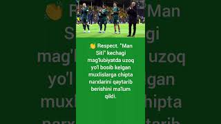 Respect Man Siti" kechagi mag'lubiyatda uzoq yo'l bosib kelgan muxlislarga  #football #shortvideo