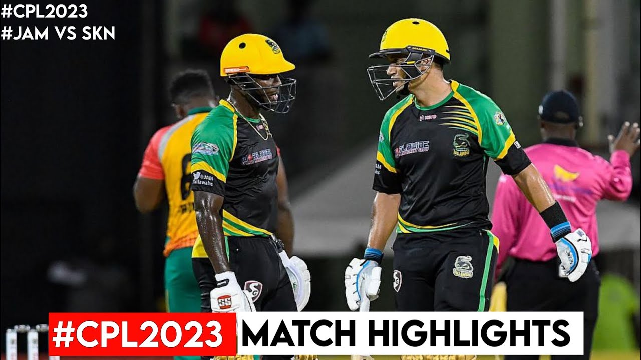 JT vs SNP | Jamaica Tallawahs vs st kitts and nevis patriots 27th CPL Highlights 2023 | Cricket 22