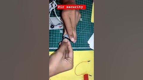 new science project 2024 working model , pir sensor project , esp32 projects , home security system