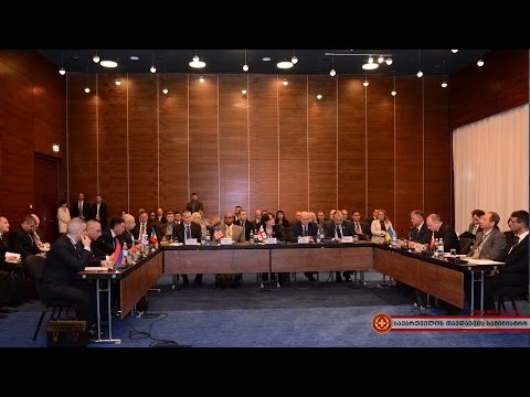 შავი ზღვისა და კასპიის ზღვის რეგიონების უსაფრთხოების სიმპოზიუმი გაიხსნა