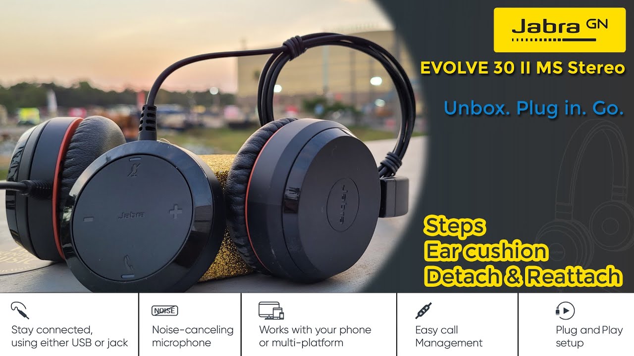 Jabra Evolve 30 II USB UC Duo