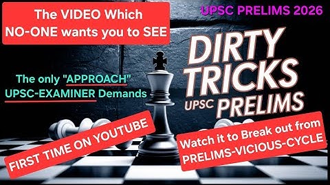 💯The only *APPROACH* UPSC-EXAMINER demands which NO-ONE wants you to know #upscprelims|UPSC PRE 2026