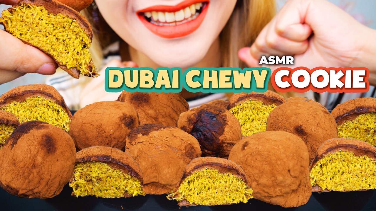 VIRAL DI KOREA 🇰🇷 ASMR COKELAT MOCHI DUBAI CHEWY COOKIES 🍫🍪 | ASMR Indonesia