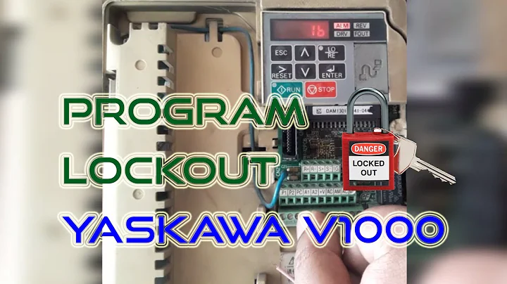 Program Lockout, PARAMETER VALUES CANNOT BE MODIFIED | Yaskawa V1000 | Flow Chart @FlowChart