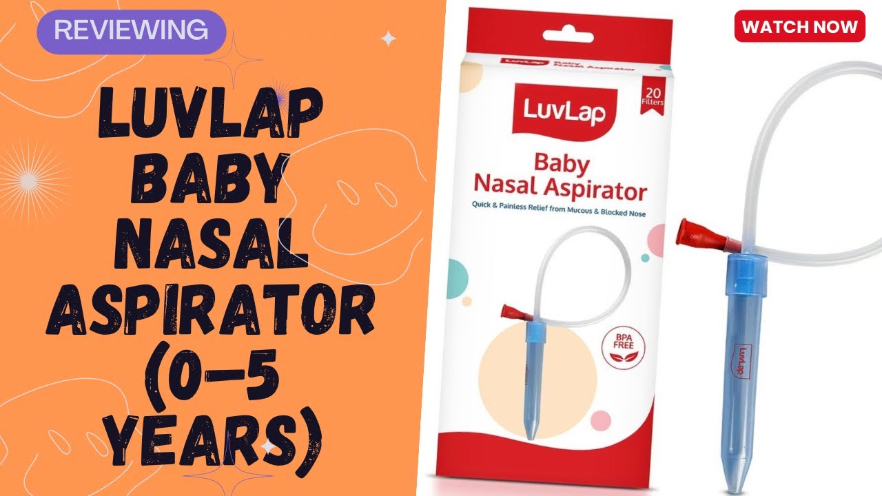Baby NOSE BLOCK? LIFESAVER: LuvLap Baby Nasal Aspirator (0–5 Years)
