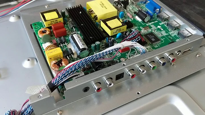 DIY How to Repair Element TV after lightning strike - no lights, no sound, no picture