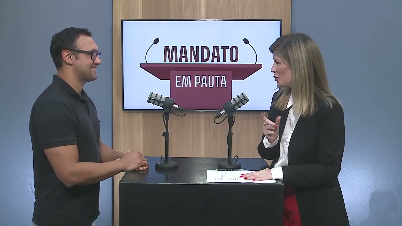 Vereador Givago Ribeiro destaca ações do mandato em entrevista à TV Câmara.