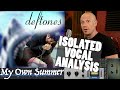 Chino Moreno Vocal Analysis - My Own Summer - Deftones - Isolated Vocals - Singing & Production Tips