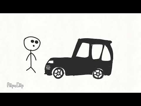 Car gauge human showing caution display