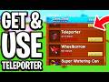How to Get and Use Teleporter in Grow a Garden 2 Roblox - Full Guide