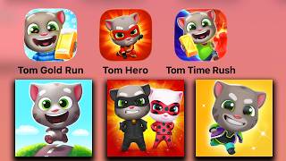 All Talking Tom Endless Runners: Talking Tom Gold Run,Talking Tom Hero Dash,Talking Tom Time Rush screenshot 1