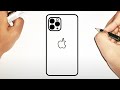 كيف ترسم ايفون ابل سهل خطوة بخطوة رسم سهل كيف ترسم ايفون تعليم الرسم Drawing Apple IPhone 